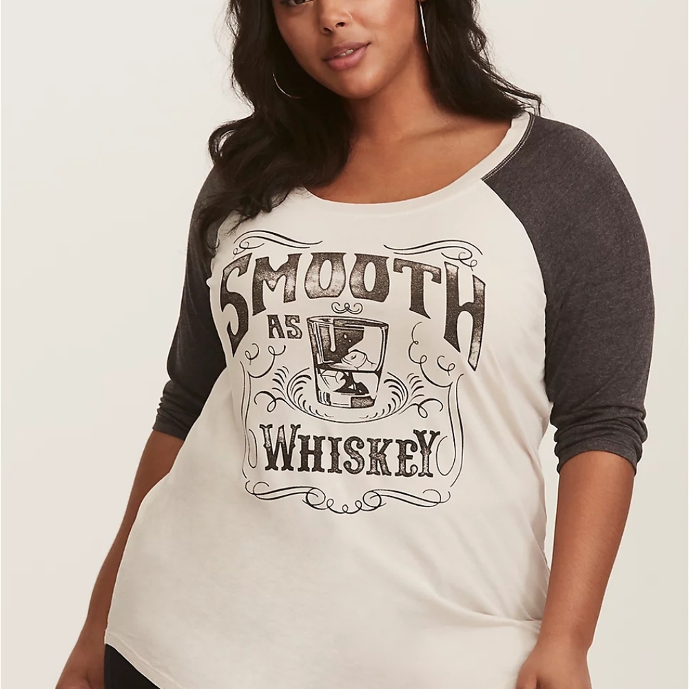Torrid 2x Raglan Tee